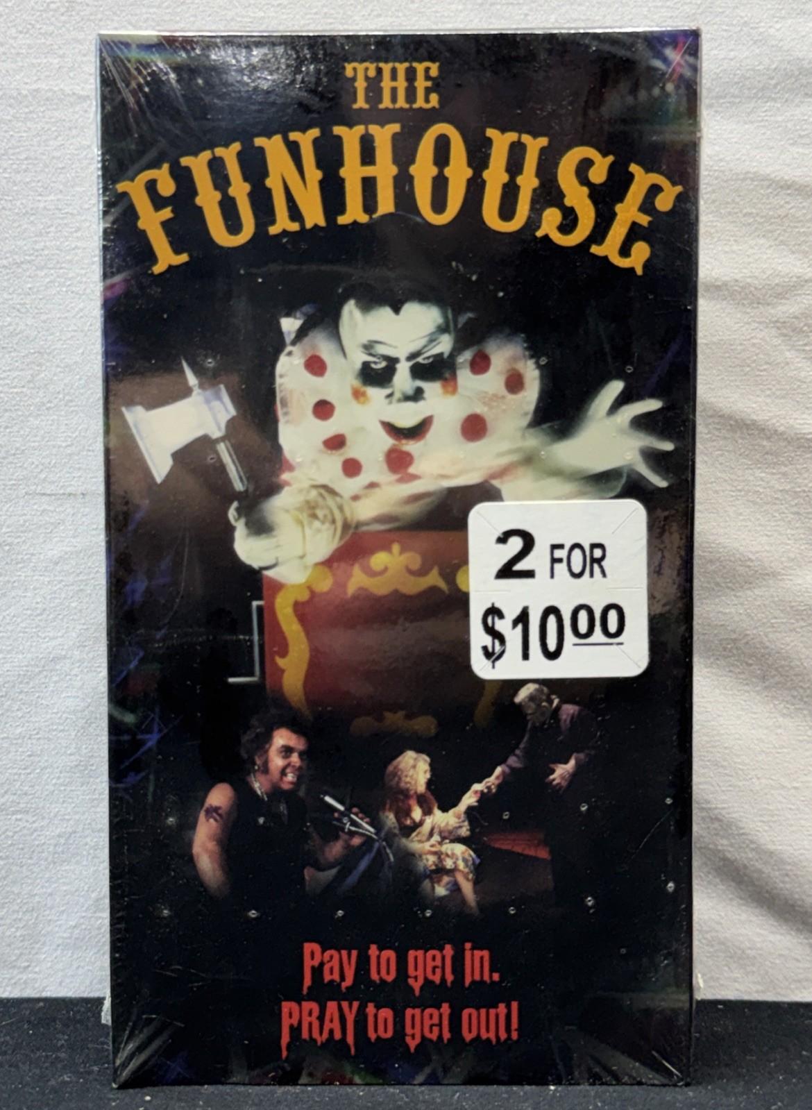The Funhouse 1981 - VHS (GoodTimes Home Video, 1998) Tobe Hooper, Horror NEW!!