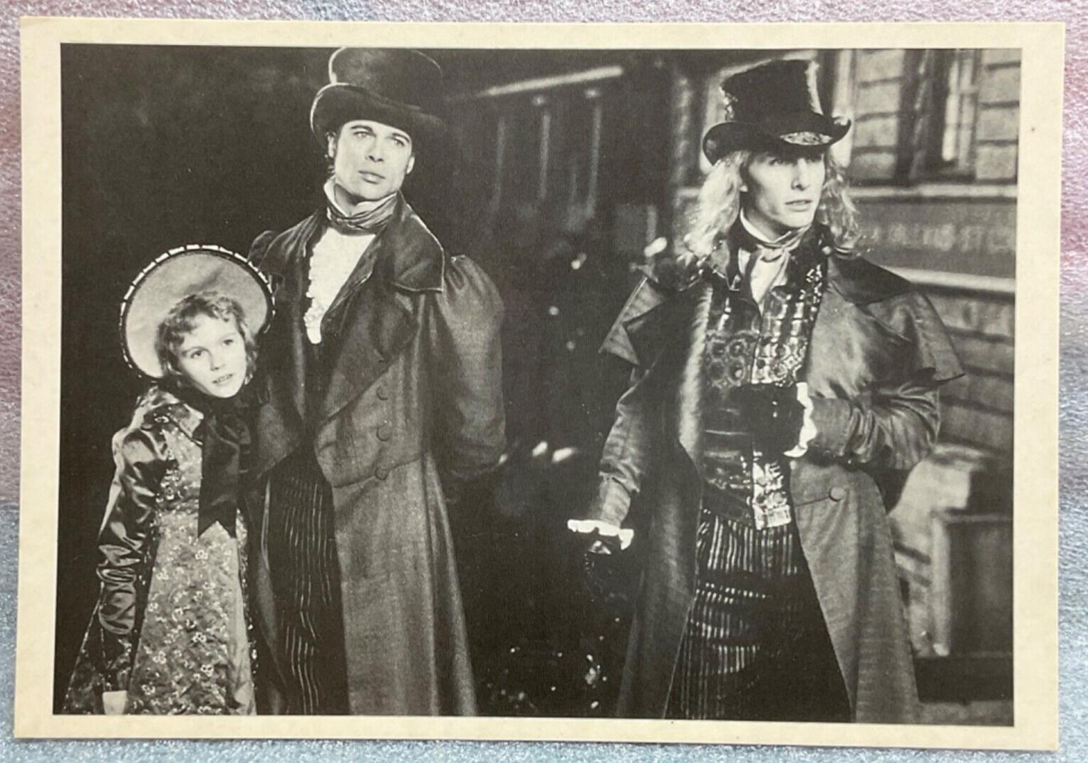 Interview with the Vampire Rice Pitt Cruise Dunst Post Lobby Card 1994 4x6 Group