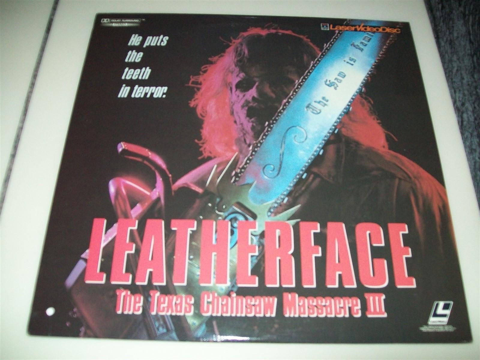 LEATHERFACE: THE TEXAS CHAINSAW MASSACRE III Laserdisc LD VERY RARE PART THREE 3