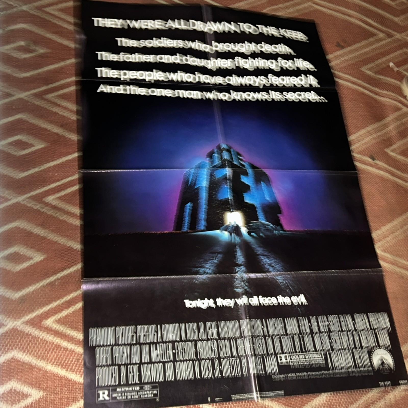 The Keep 27x41 Folded Original Movie Poster 1983 Scott Glenn Ian McKellen