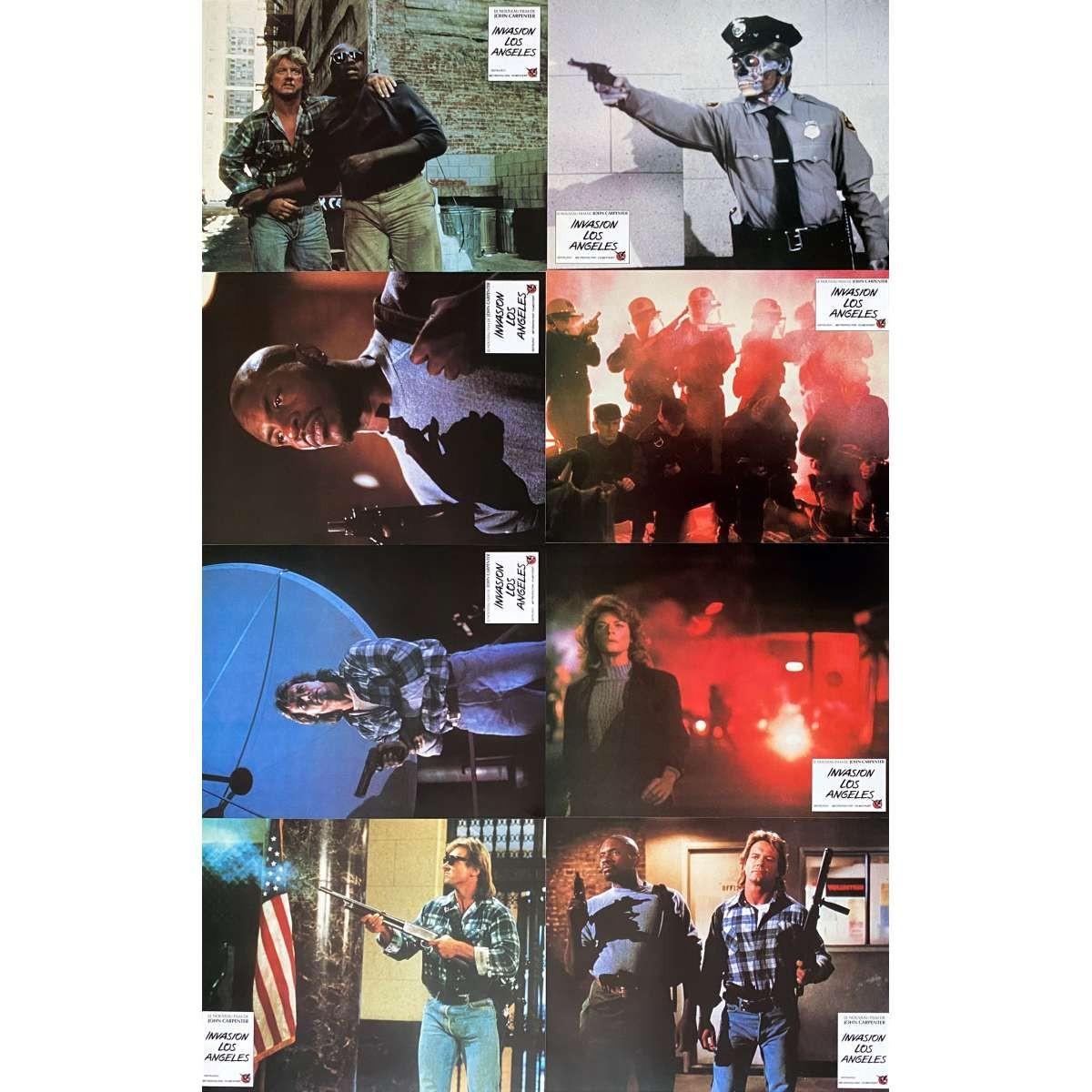 THEY LIVE Original Lobby Card Set - Mint! - 1988 - John Carpenter