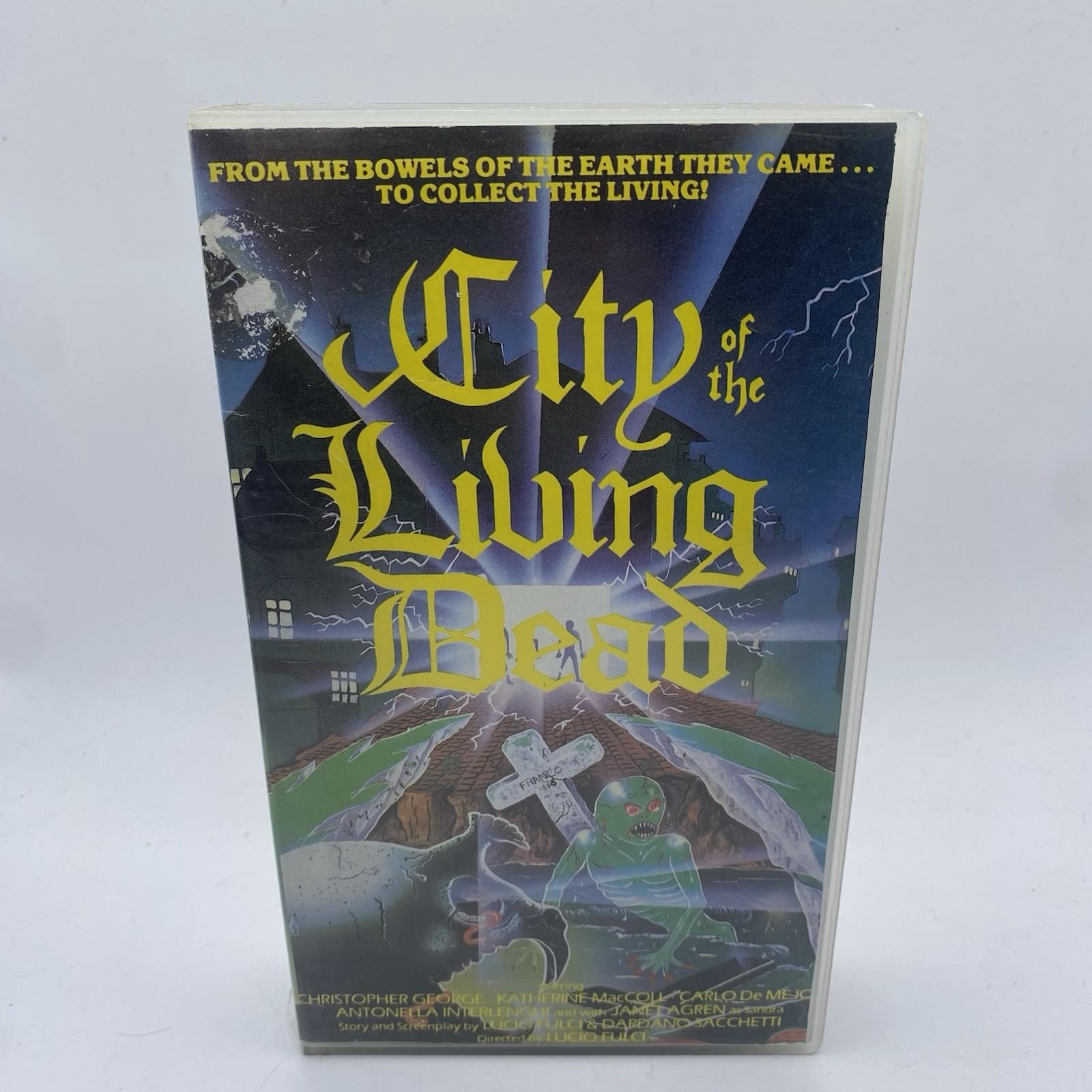 City Of The Living Dead VHS Original Pacesetter Video Rare
