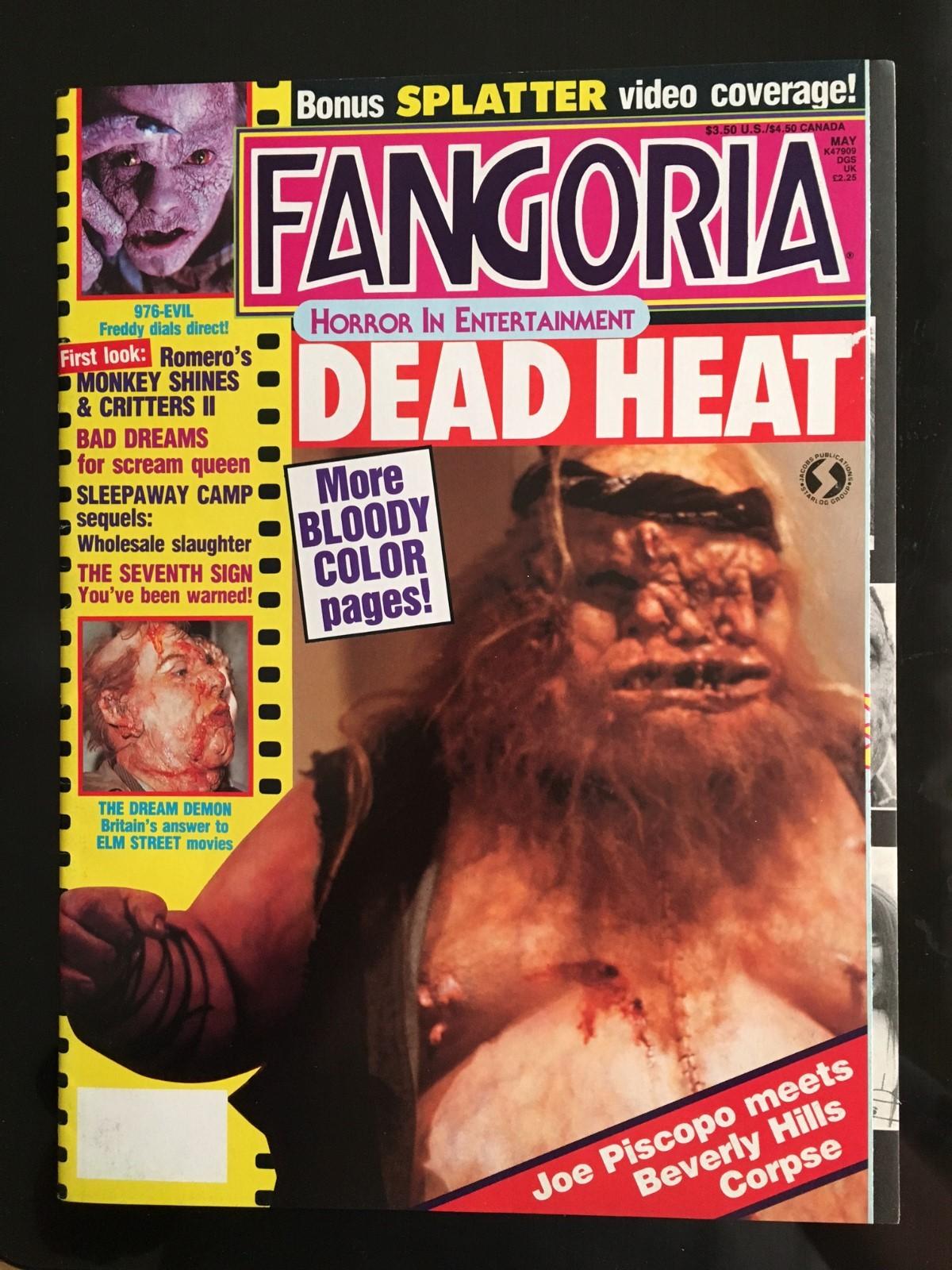 FANGORIA MAGAZINE 73 1988 DEAD HEAT CRITTERS 2 SLEEPAWAY CAMP VINTAGE UNREAD MT