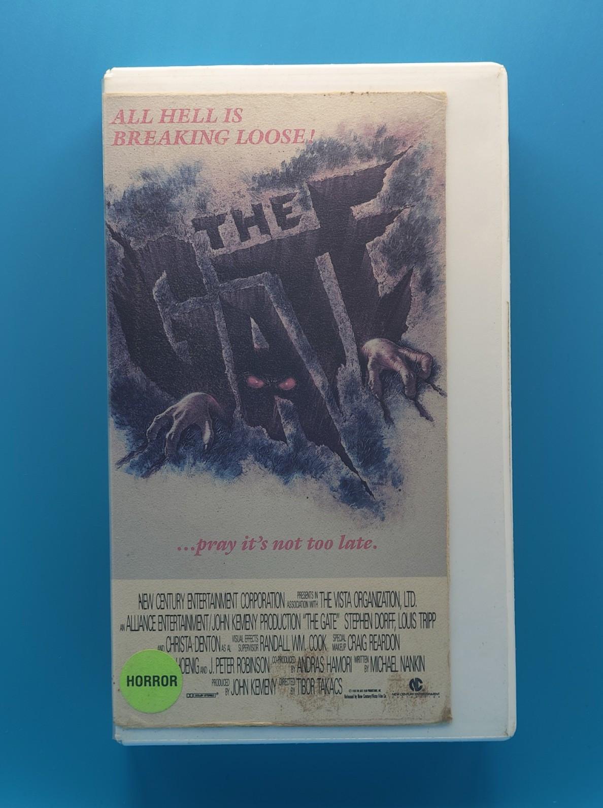 The Gate VHS - Vestron Video - PG-13 1986 Horror Former Rental Rare