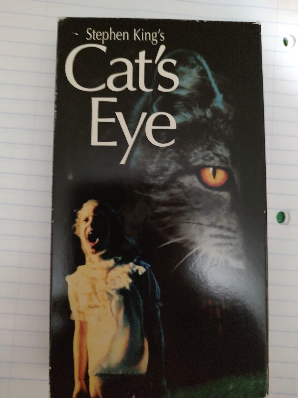 Cats Eye Vintage VHS 1985 Stephen King Horror Drew Barrymore James Woods RARE