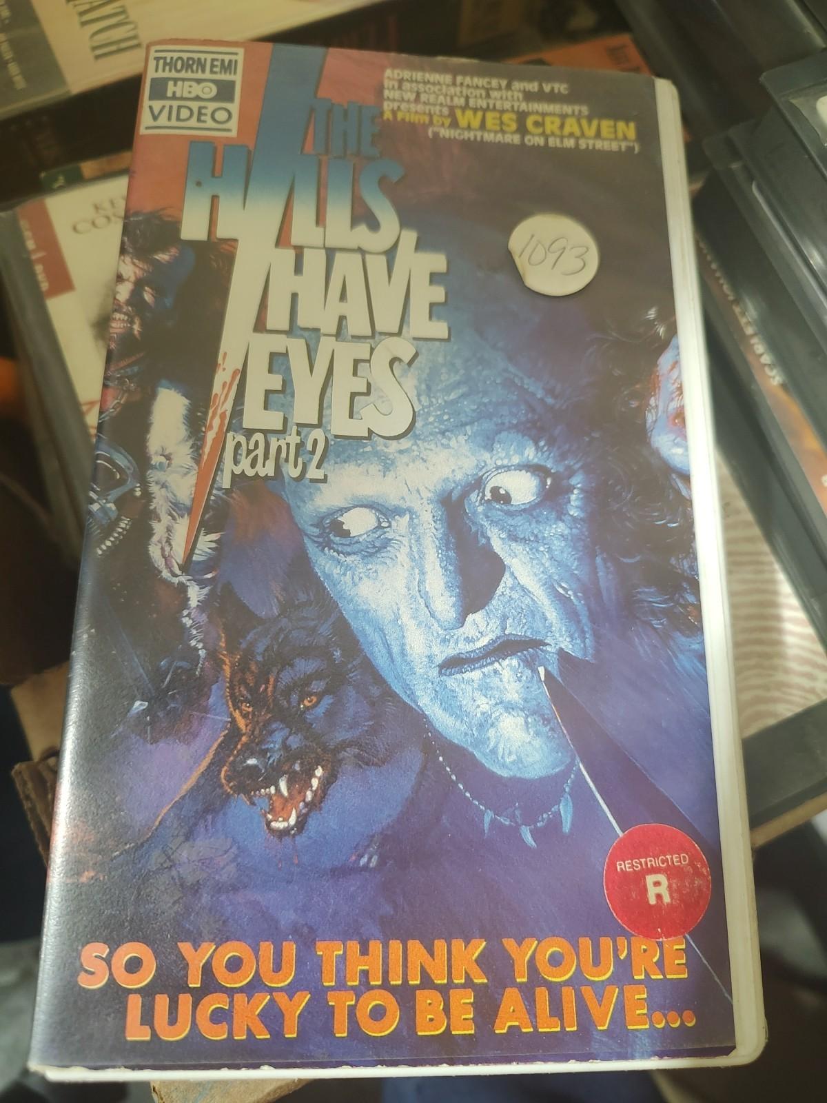 The Hills Have Eyes Part 2, 1984?  Original Release VHS HBO Video Pre-owned 