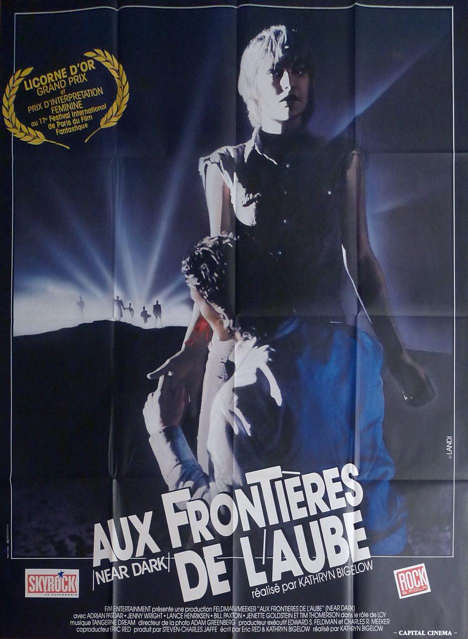 NEAR DARK - BIGELOW / VAMPIRE / PAXTON - ORIGINAL LARGE FRENCH MOVIE POSTER