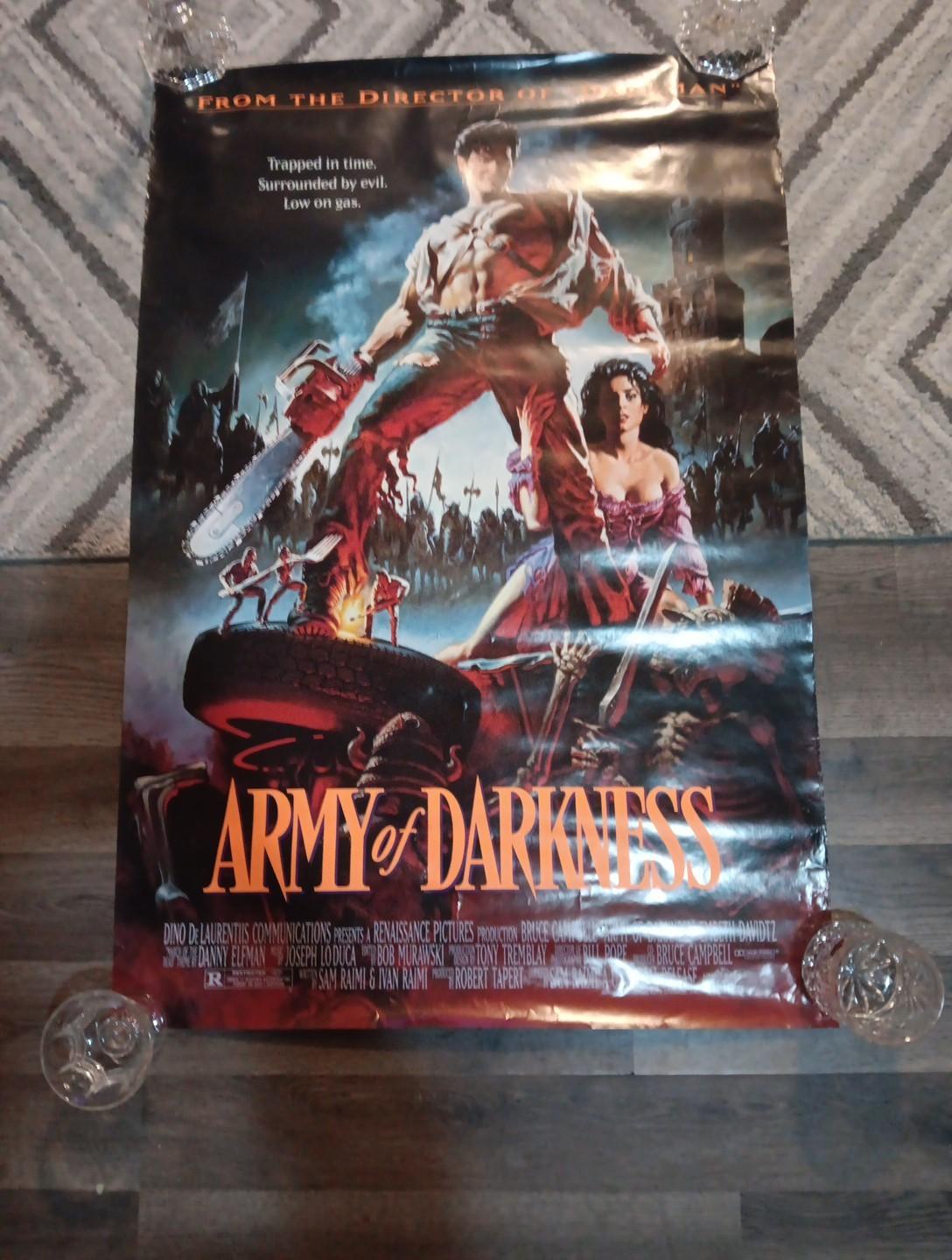 ARMY OF DARKNESS (1992) Real ORIGINAL ROLLED ONE SHEET 27X40