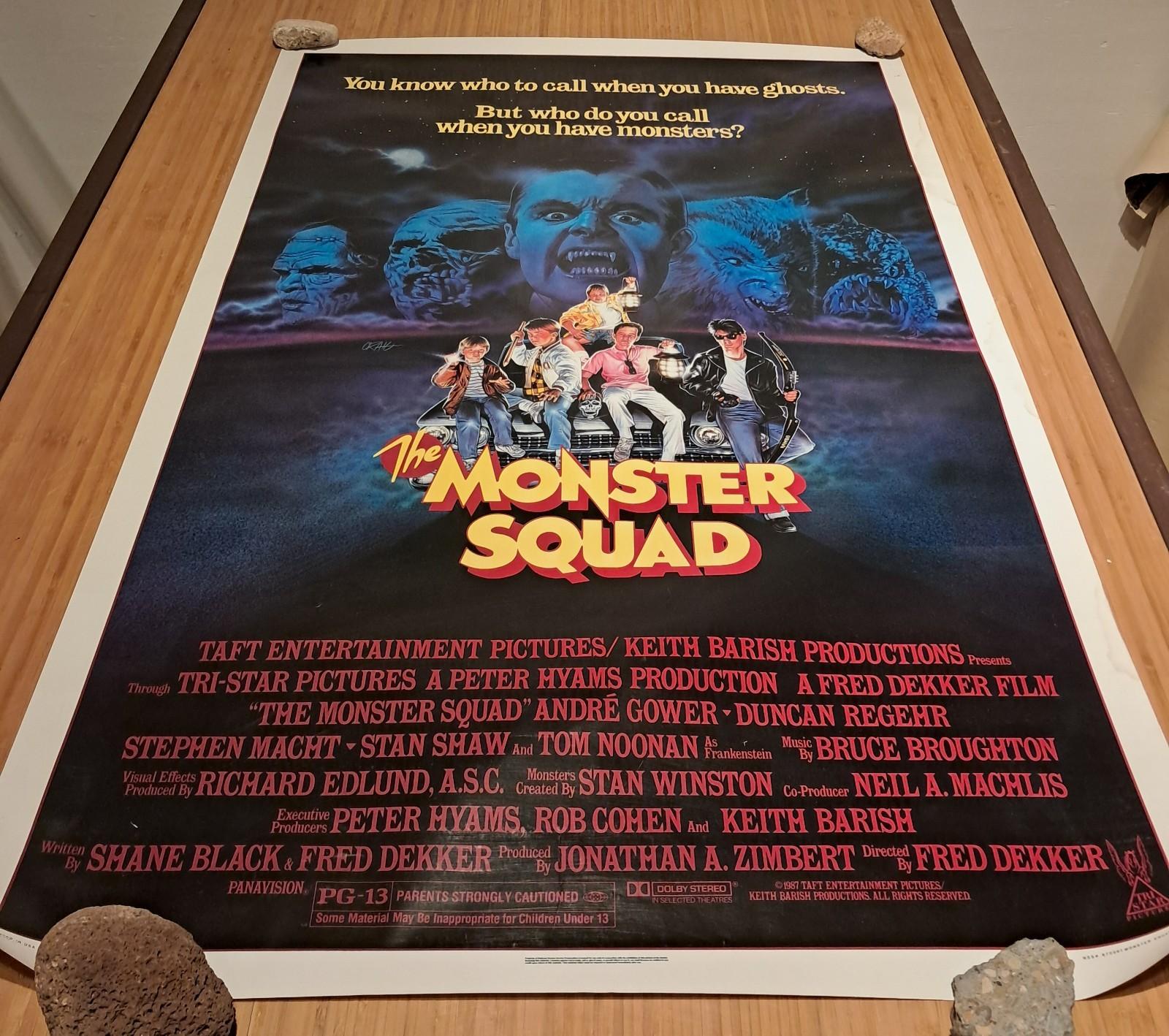 MONSTER SQUAD Movie Poster Original 1987 1-Sheet NSS 870067 Shane Black 27x41 