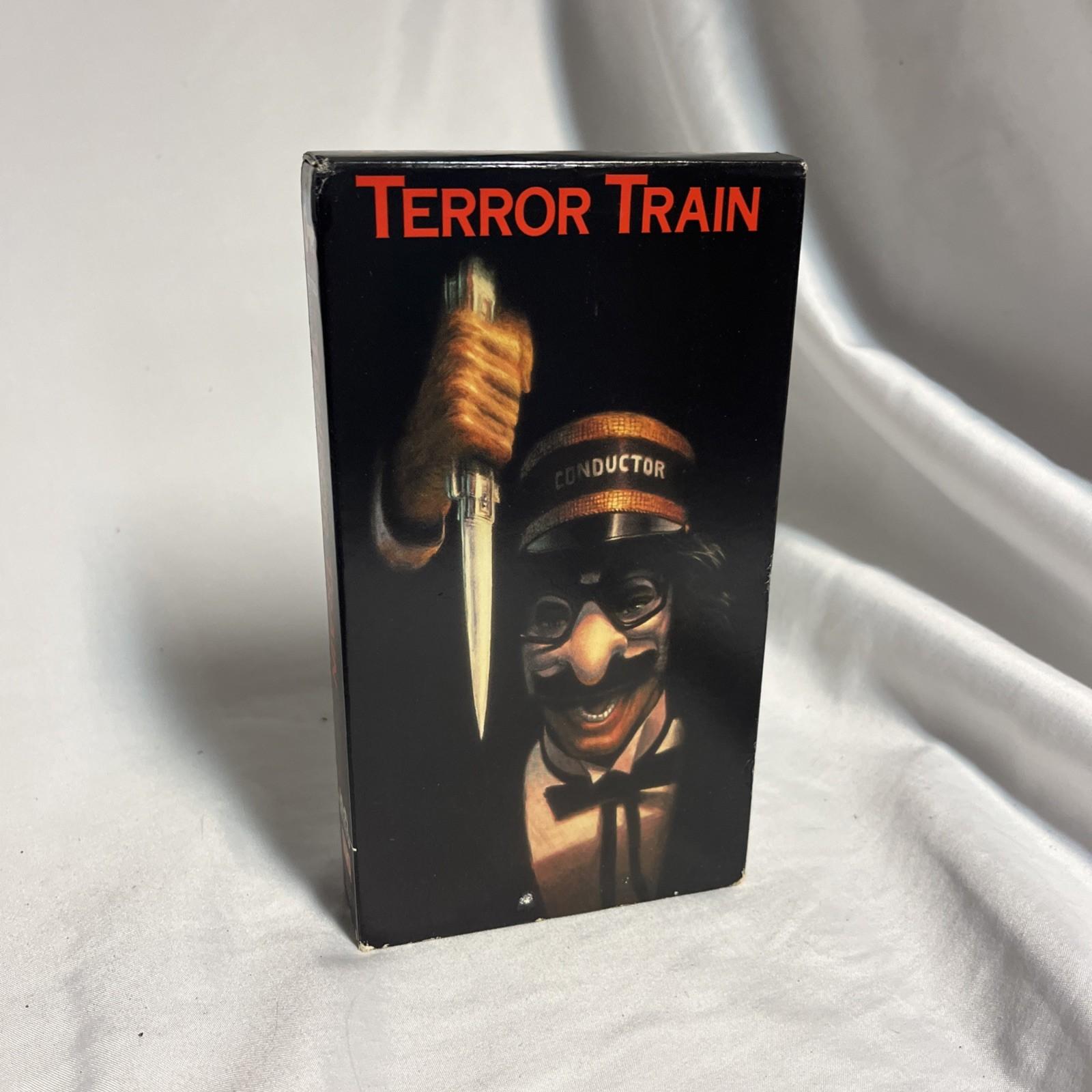 Terror Train Vintage Cult Classic VHS Tape 1988. Horror/Slasher Rated R HTF RARE