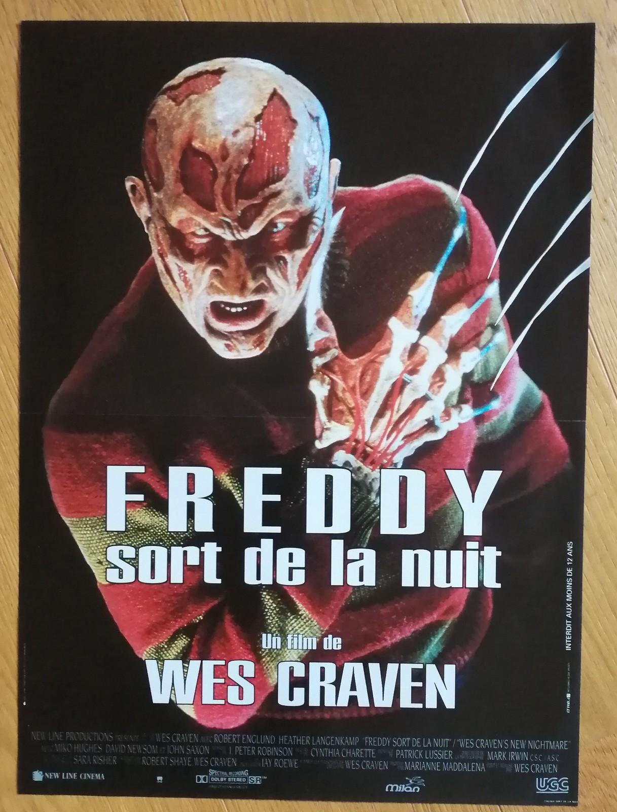 WES CRAVEN'S NEW NIGHTMARE horror original french movie poster '94
