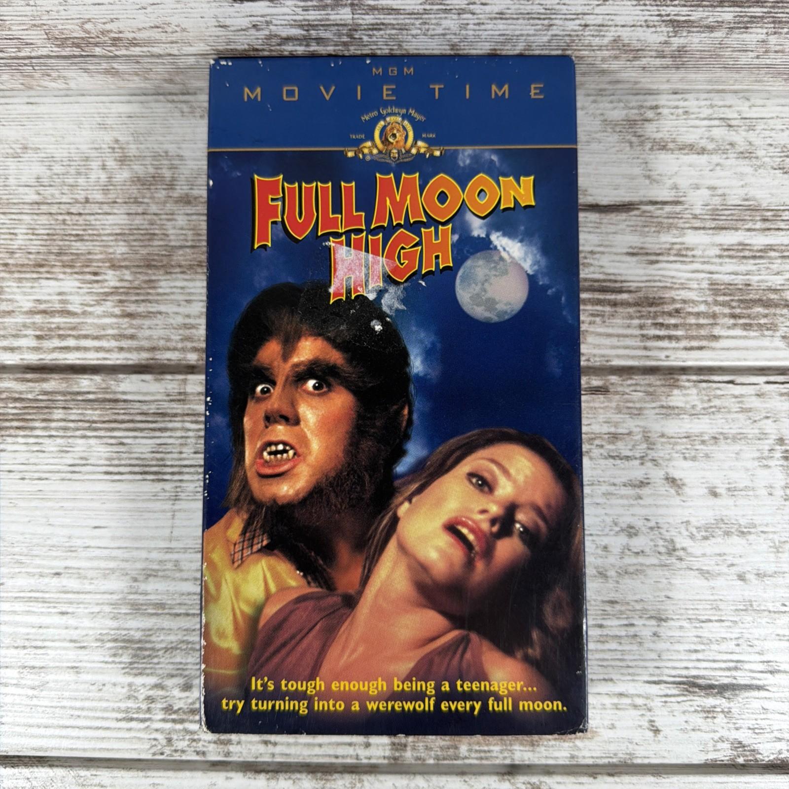 Full Moon High (VHS 1981) Larry Cohen Horror Comedy Adam Arkin Ed McMahon