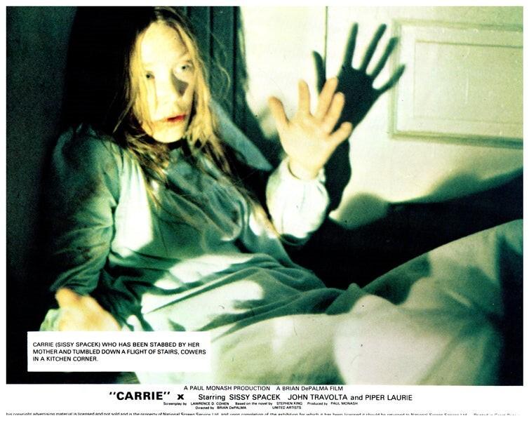 Carrie Original Lobby Card 1976 Sissy Spacek Brian De Palma Horror Thriller 