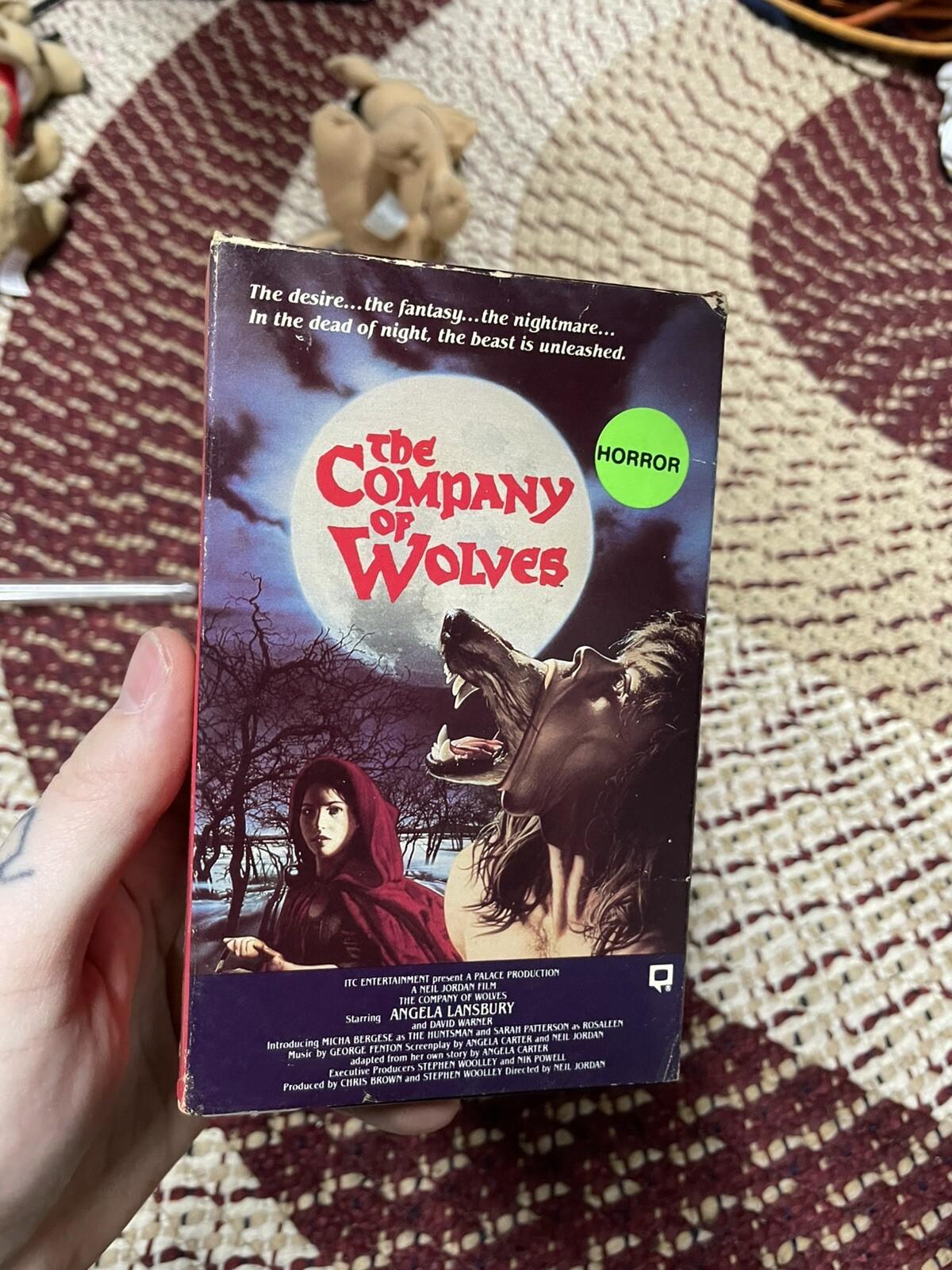 The Company Of Wolves Beta Not VHS Rare Horror Vestron Video