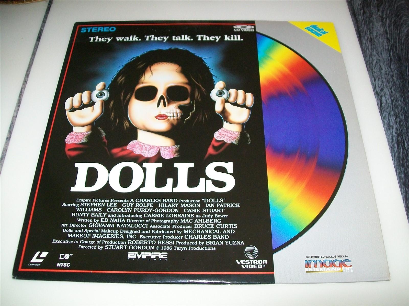 DOLLS Laserdisc LD EXCELLENT CONDITION ULTRA RARE GREAT HORROR FILM STEPHEN LEE