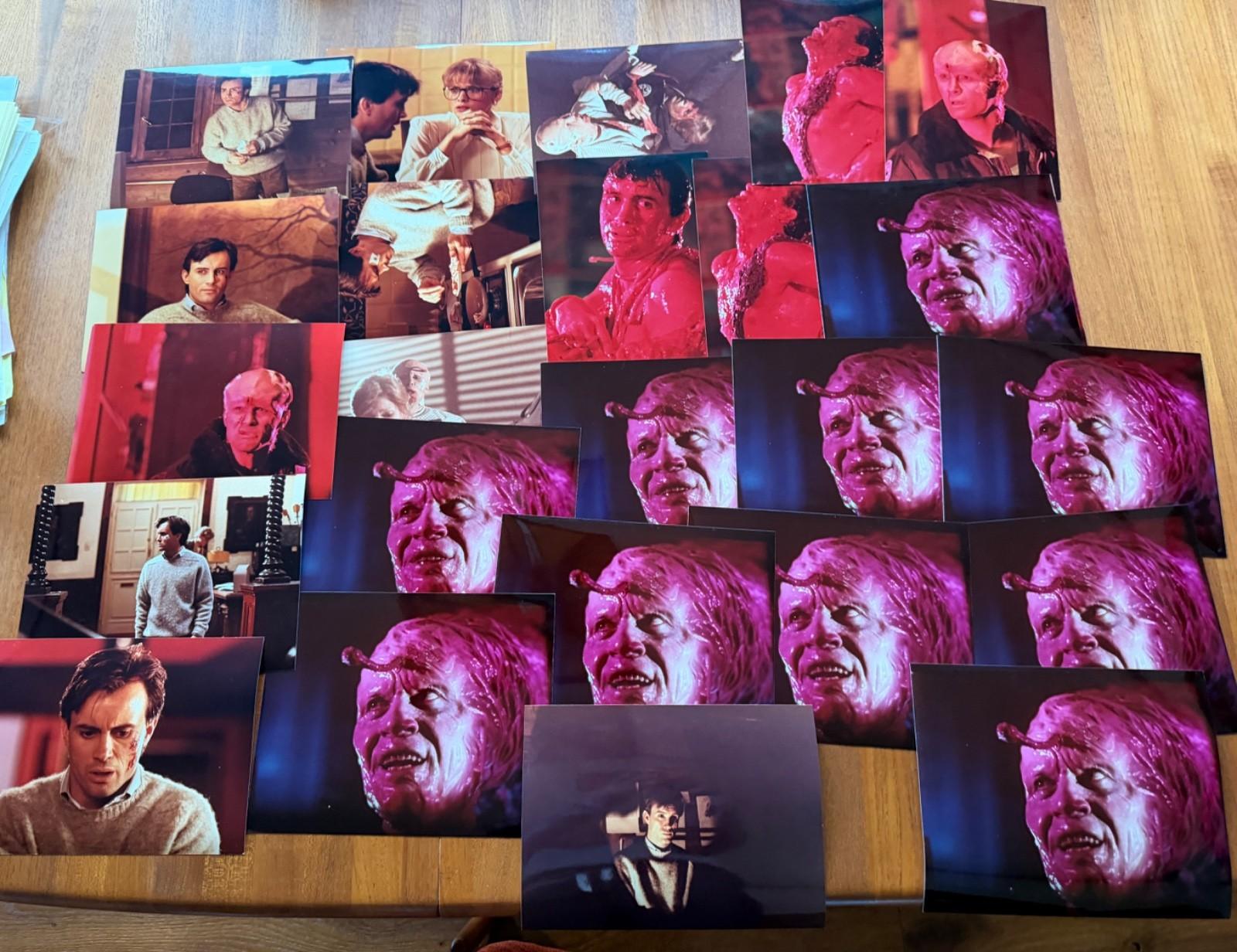 FROM BEYOND 1980'S VINTAGE MOVIE RARE LOT OF PRESS KIT PHOTOGRAPHS 1