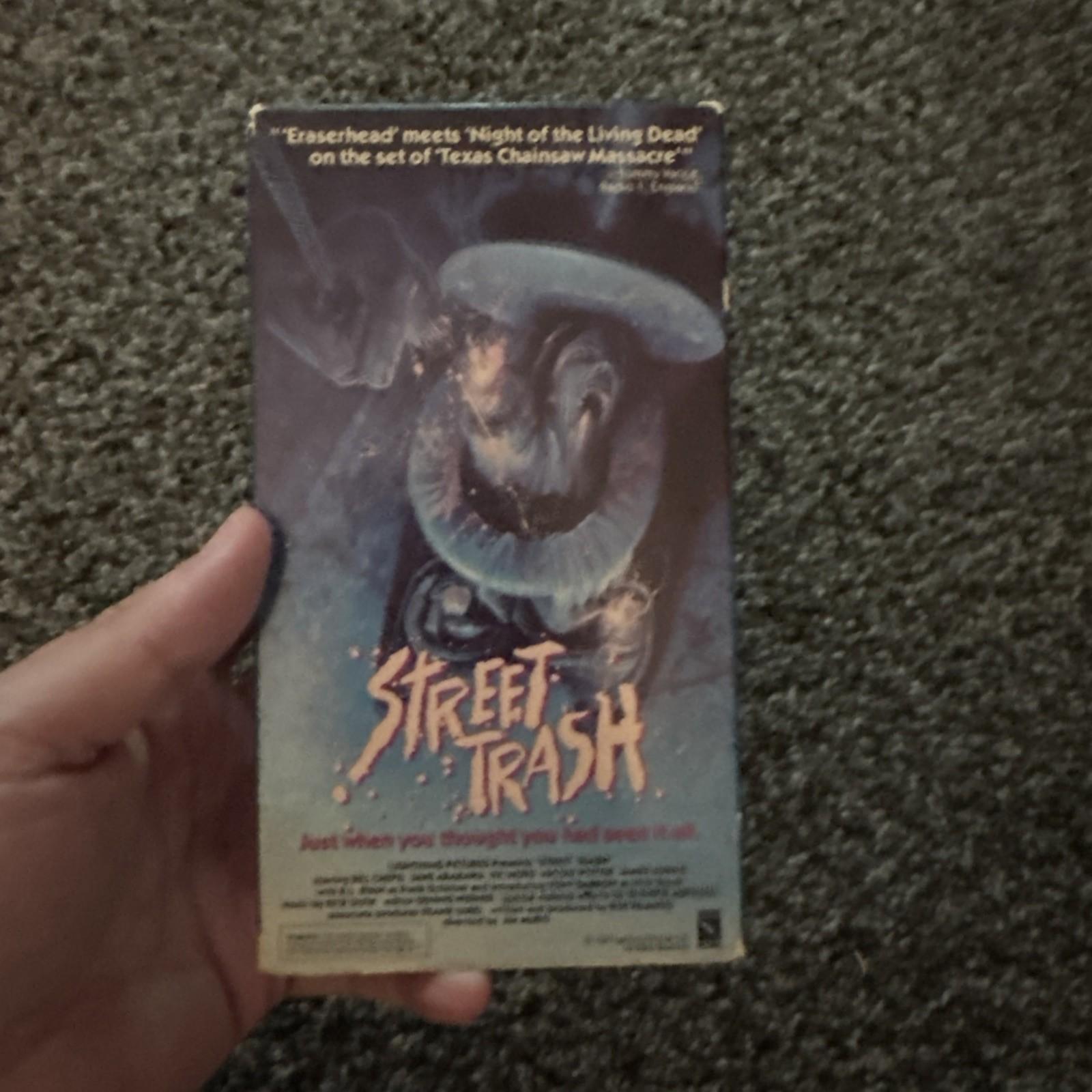 Street Trash VHS (1987) Cult Horror - Rare Lightning Video 