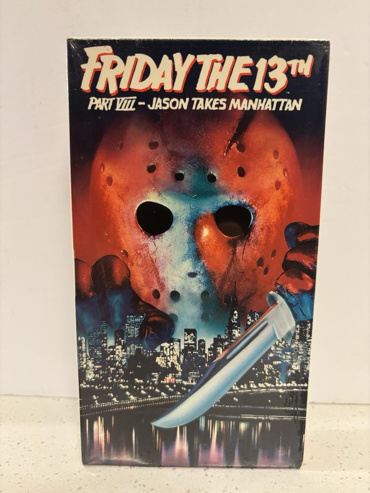 Friday the 13th Part VIII: Jason Takes Manhattan VHS 1989 NEW SEALED RARE HORROR