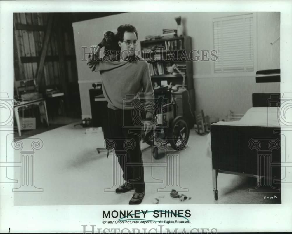 1987 Press Photo Actor in "Monkey Shines" movie - nop57386