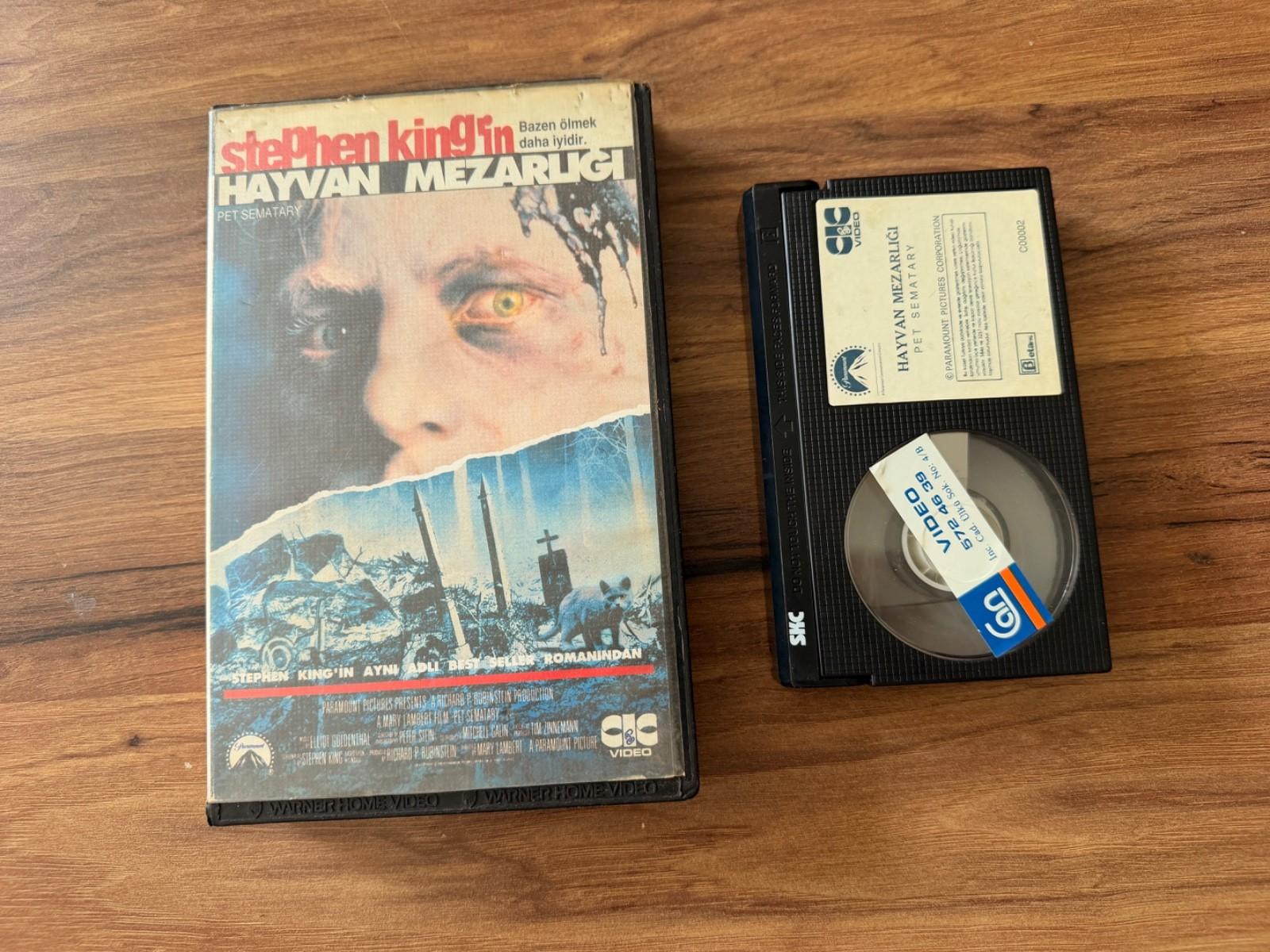 Pet Sematary 1989 Turkish Betamax Beta PAL Stephen King Rare Horror