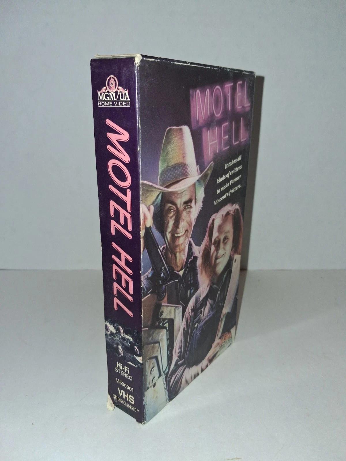 Vintage Rare Horror Vhs Motel Hell Nice Condition