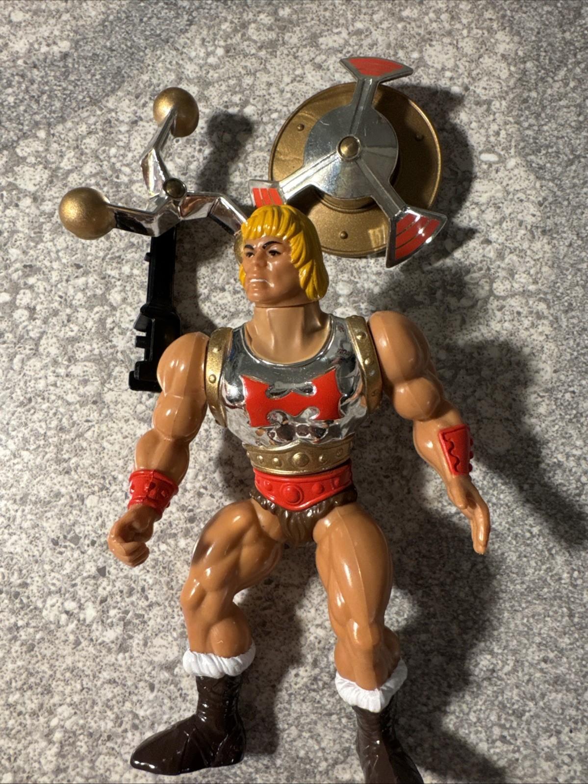 Vintage 1986 MOTU Flying Fists He Man Action Figure Complete Excellent Condition