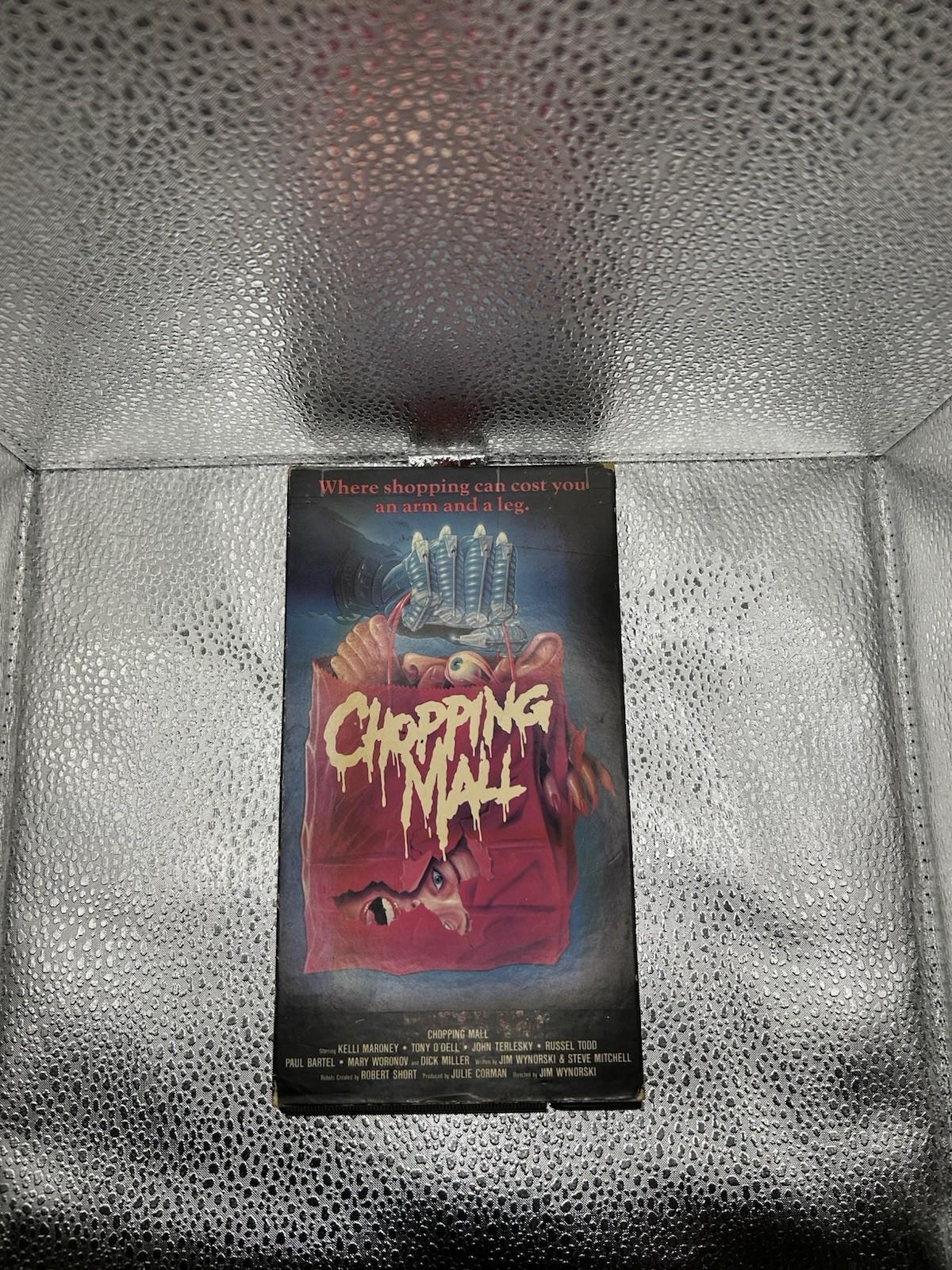 Chopping Mall VHS 1986 With Slip Cover No Label TESTED