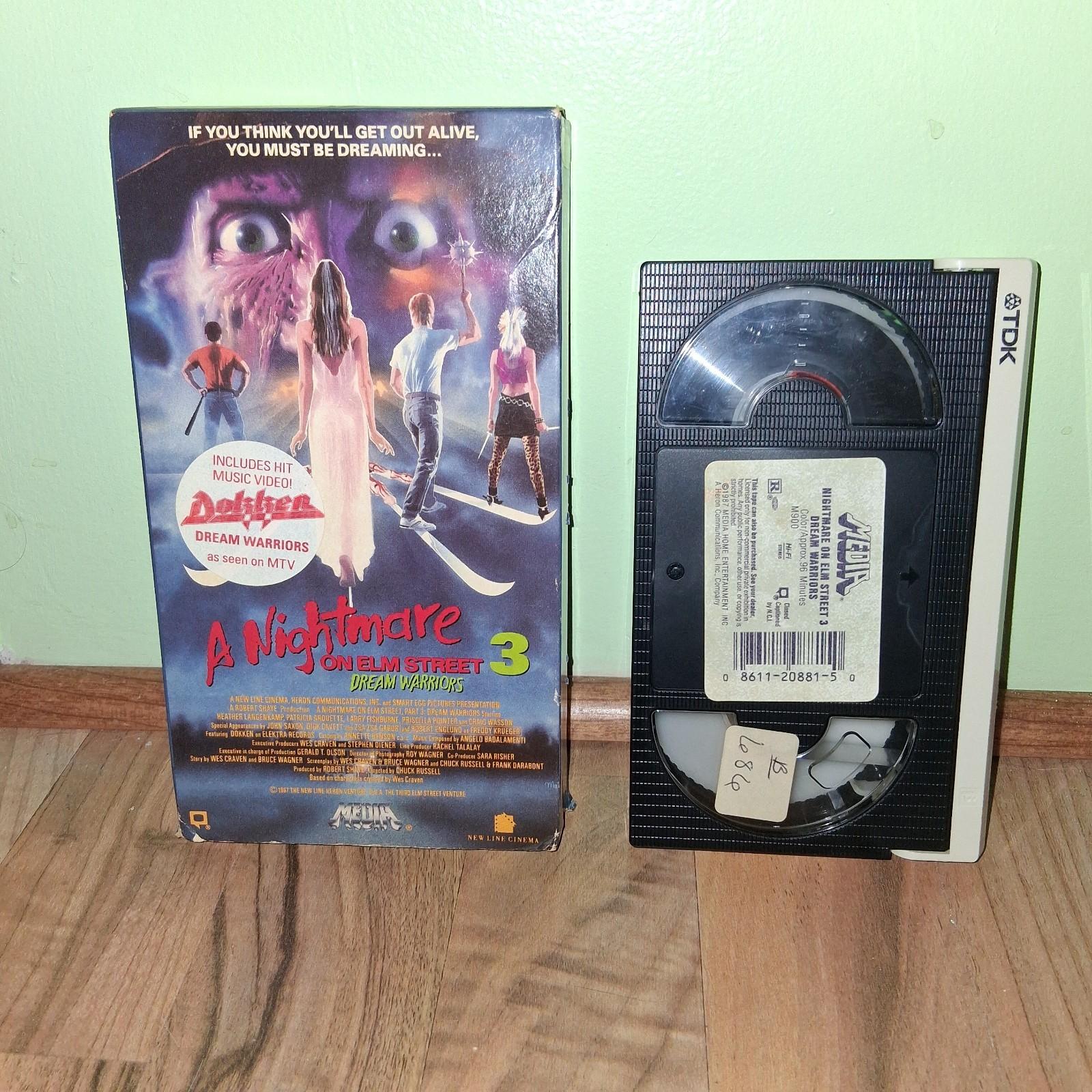 RARE A Nightmare on Elm Street 3 DREAM WARRIORS Beta Tape (NOT VHS) 1987 Horror