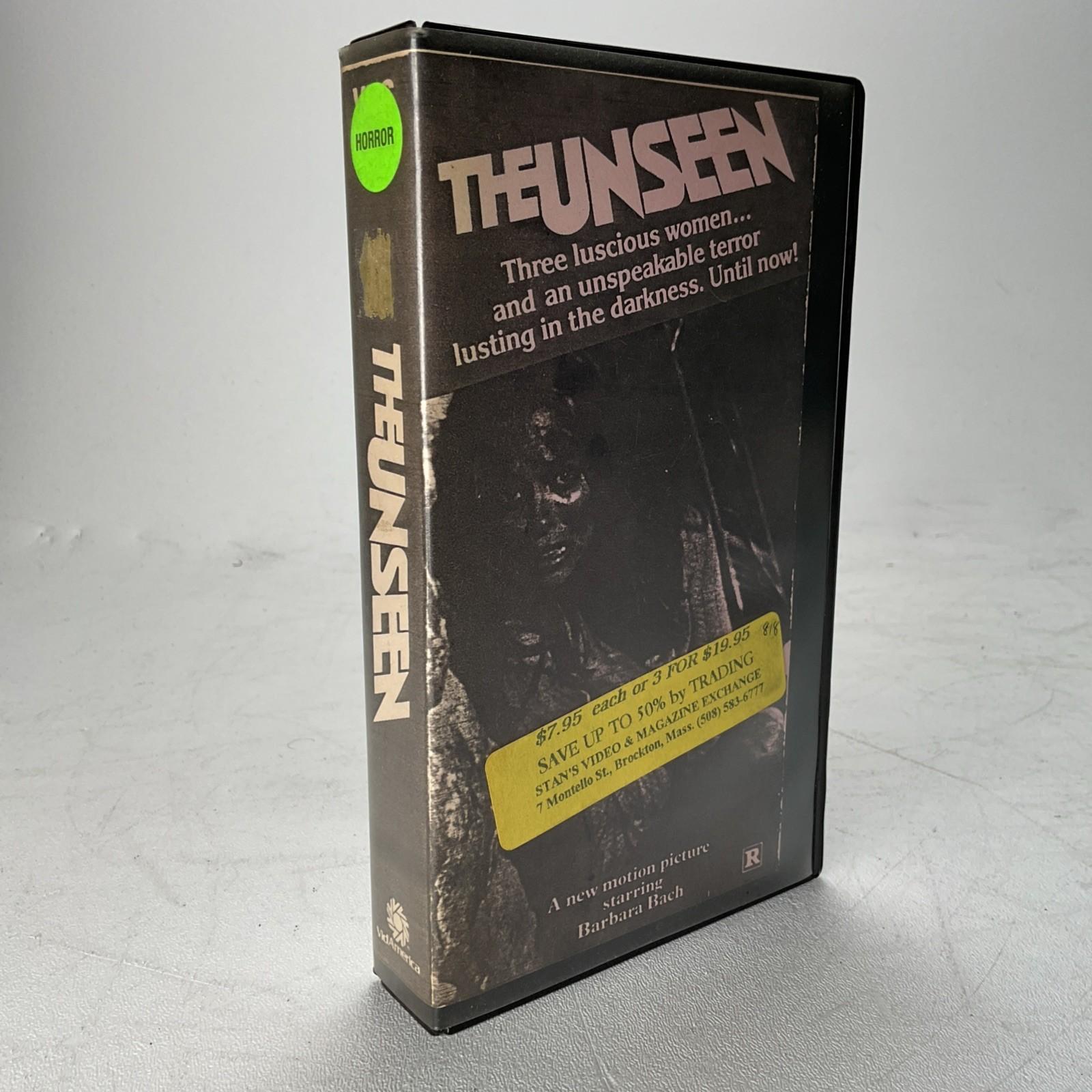 The Unseen (VHS, 1981) Vintage Horror Rare