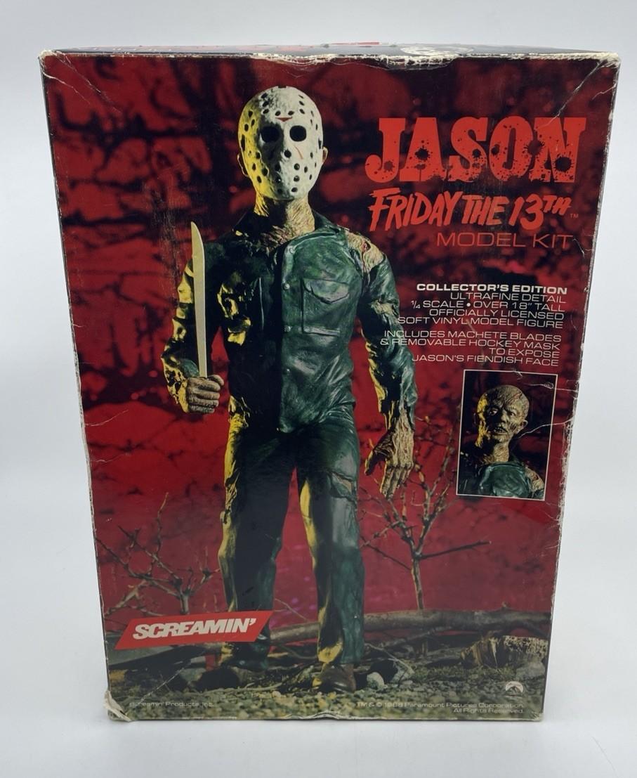 Screamin' Jason Voorhees Friday the 13th 1:4 Vinyl Model Kit Unassembled