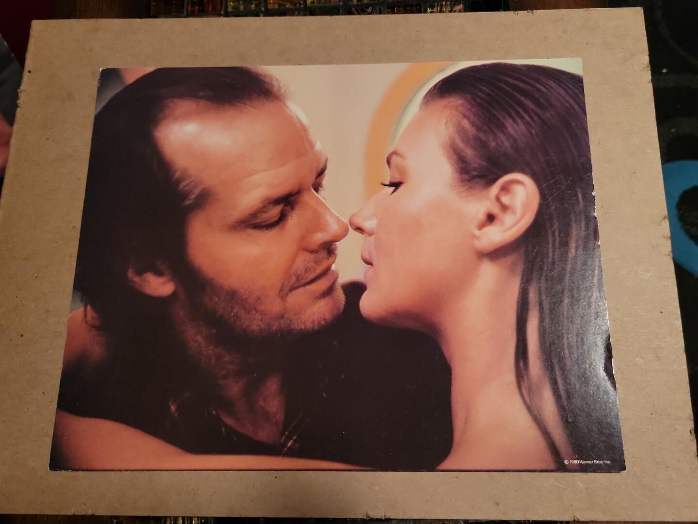 Jack Nicholson The Shining Original 8x10 Color Movie Promo Card 1980 #2