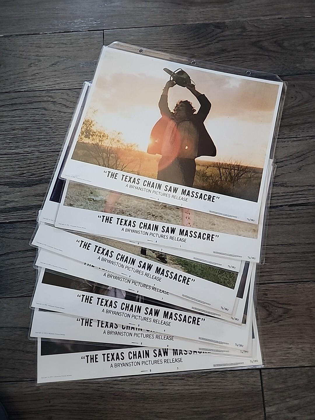 Texas Chainsaw Massacre Original Lobby Card  Set  1974 L**k 