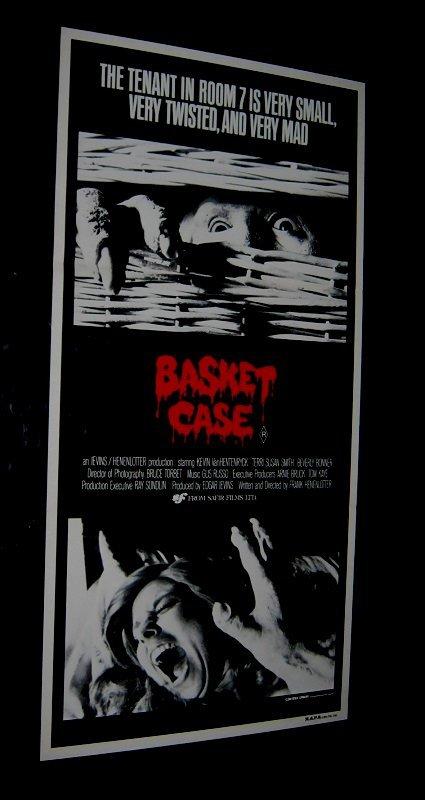 Original BASKET CASE Frank Henenlotter SAFIR FILM STYLE Australian Daybill N/M