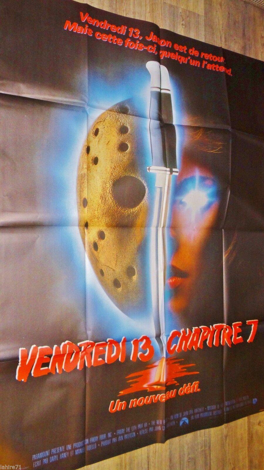  Friday the Thirteenth Part VII, The New Blood 4x6 ft French Grand Movie Poster 