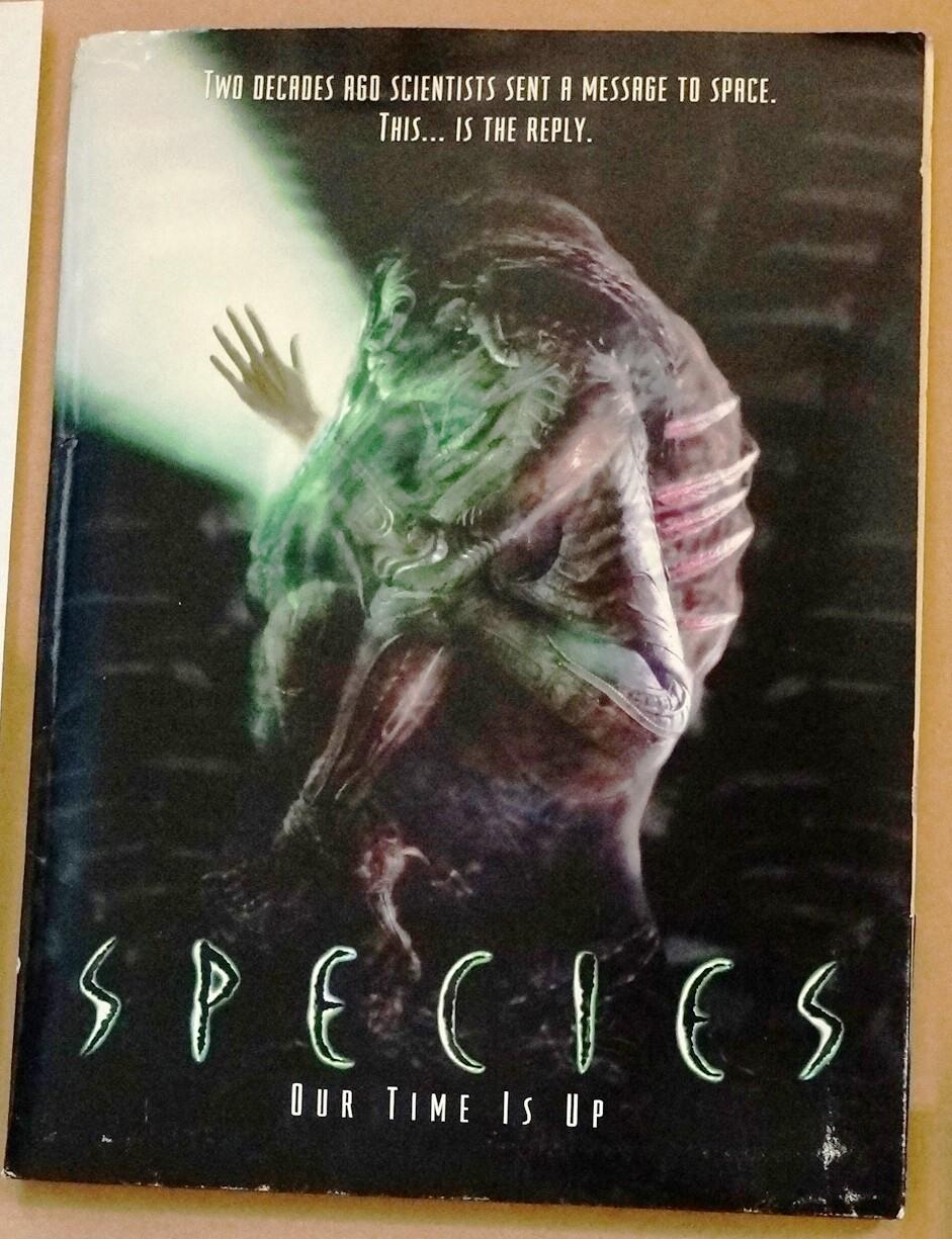 Species ... Original 1995 Movie Press Kit - Ben Kingsley, Michael Madsen