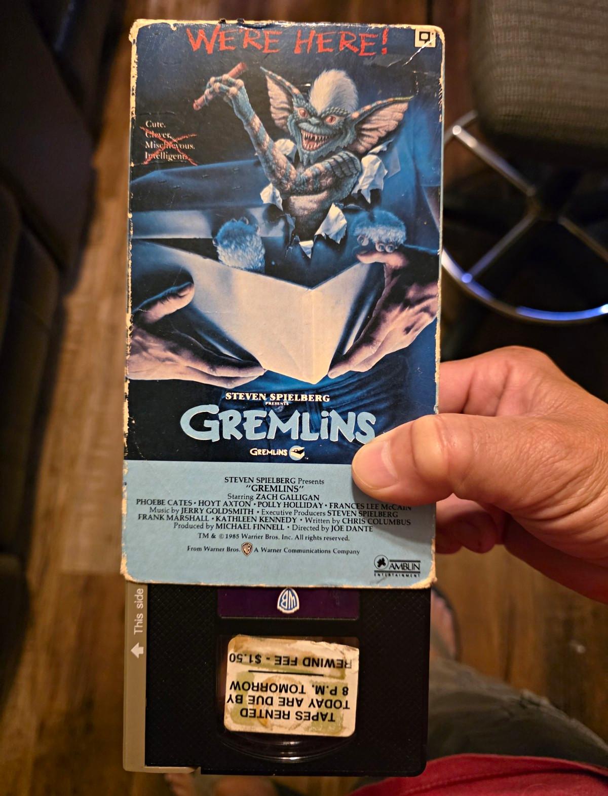 GREMLINS - RARE COVER - VINTAGE - VHS (1984) 