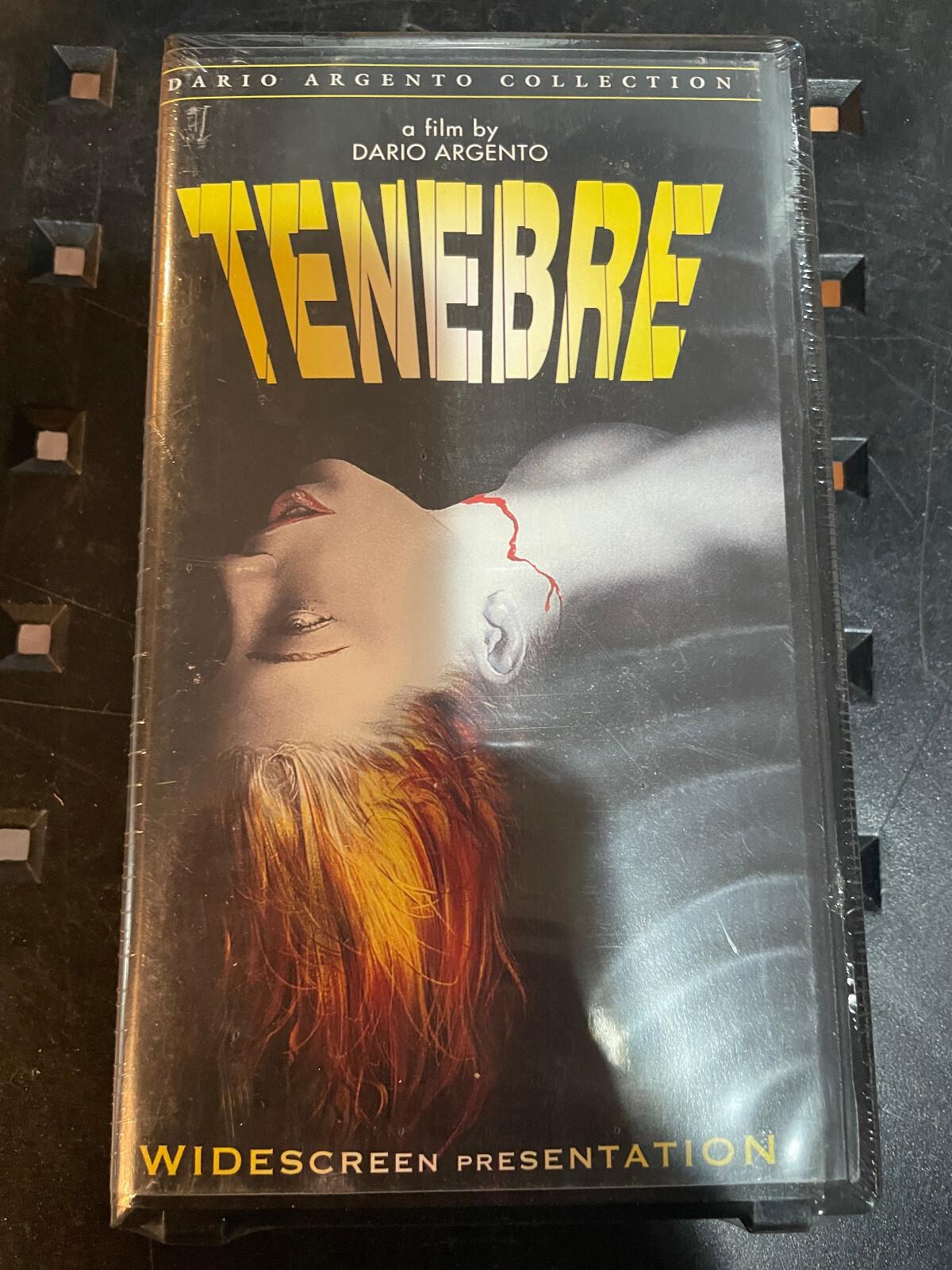 New/Sealed Tenebre (VHS, 1999, Anchor Bay) Dario Argento Giallo Horror Rare NTSC