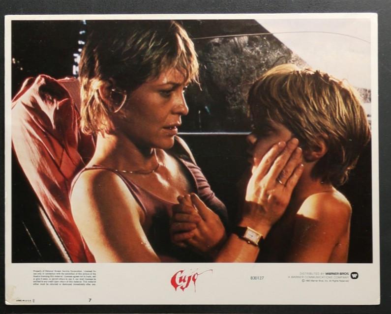 CUJO Lobby Card 1983 Dee Wallace son Stephen King horror