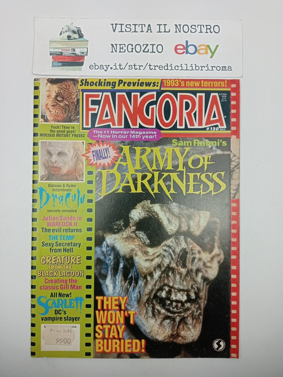 FANGORIA - #120 - ARMY OF DARKNESS - RIVISTA HORROR - 1992 