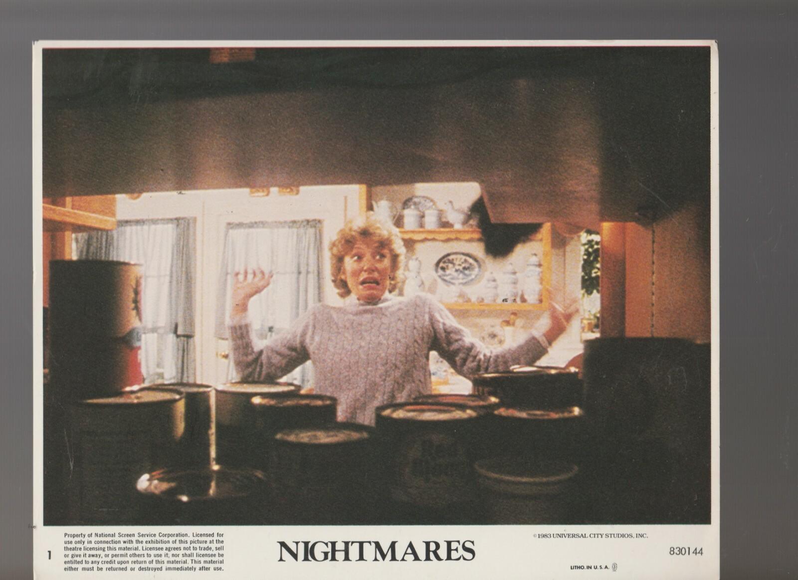 1983 NIGHTMARES Original Movie Promo Stills 8x10" VF/NM 9.0 SET of 8 