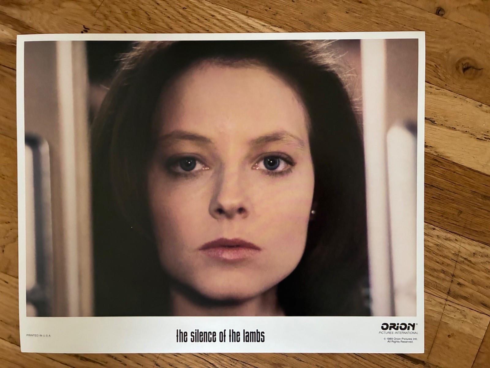 Original SILENCE OF THE LAMBS 1991 Lobby Card Set of 8 Near Mint Orion Pictures
