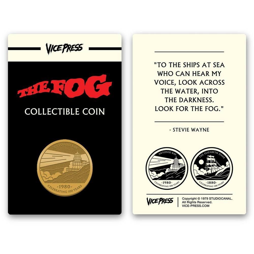 ⚡RARE⚡ 1980 John Carpenter's THE FOG Collectible Gold Coin *BRAND NEW* 🪙
