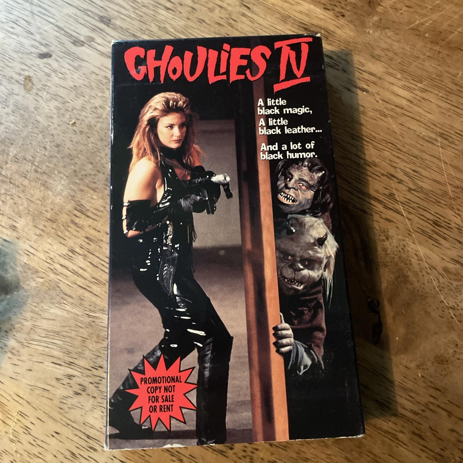 Ghoulies IV 4 (VHS, 1994) Bobby Di Cicco - SCREENER rare horror 