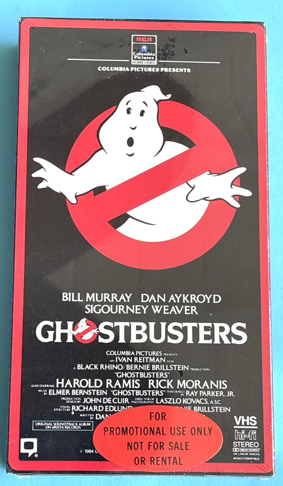 GHOSTBUSTER RARE PROMO  SCREENER VHS SEALED