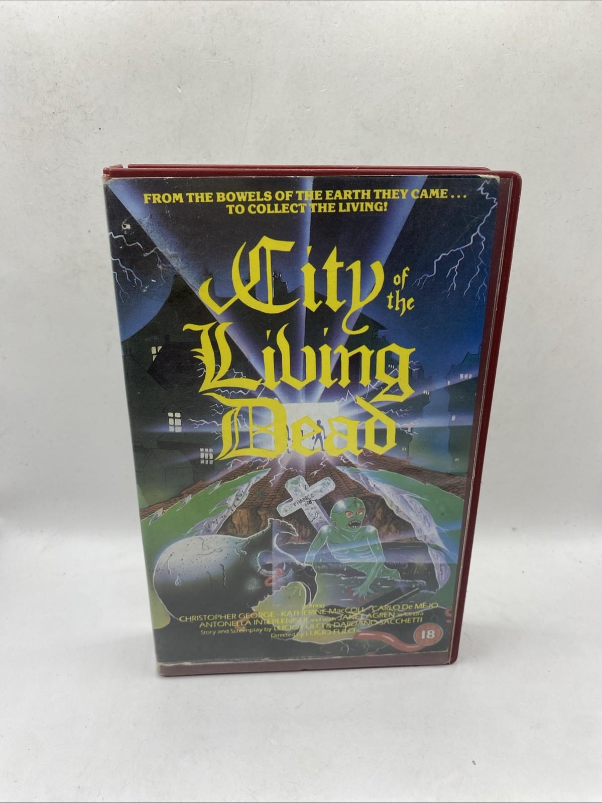 City Of The Living Dead VHS Original Pacesetter Video Rare Big Box PAL TESTED