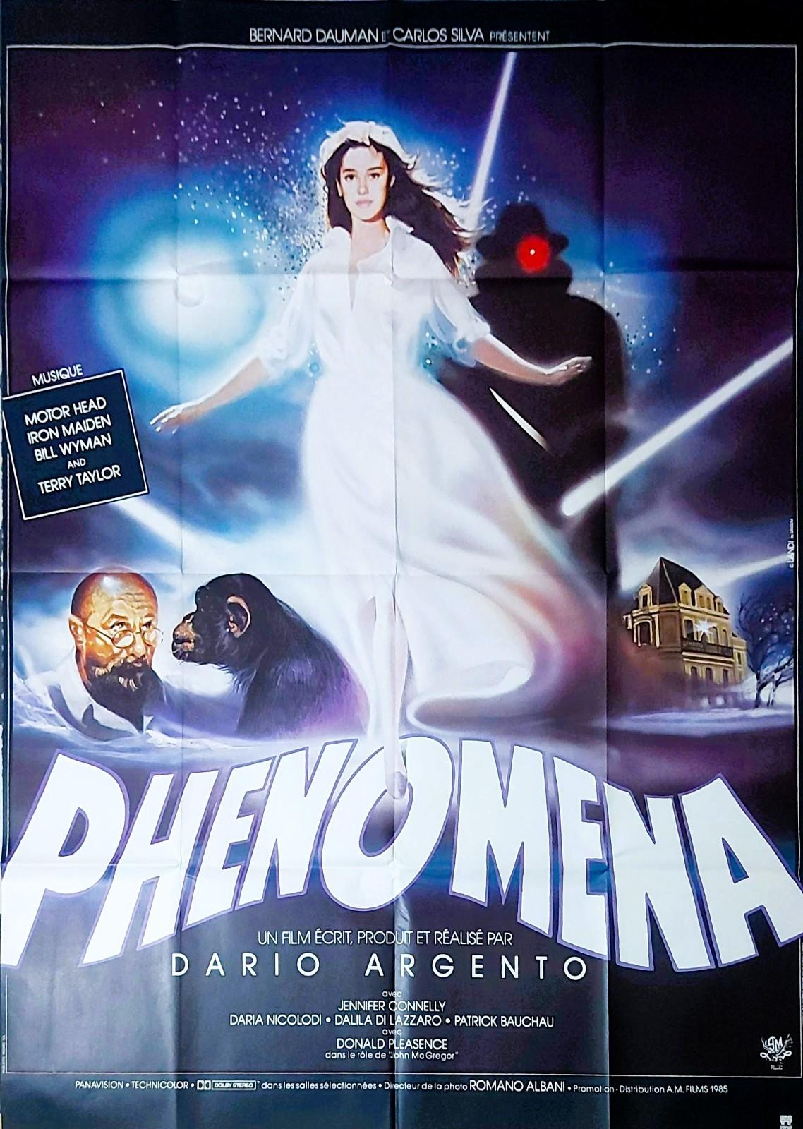 PHENOMENA ORIGINAL FRENCH GRANDE MOVIE POSTER 1985