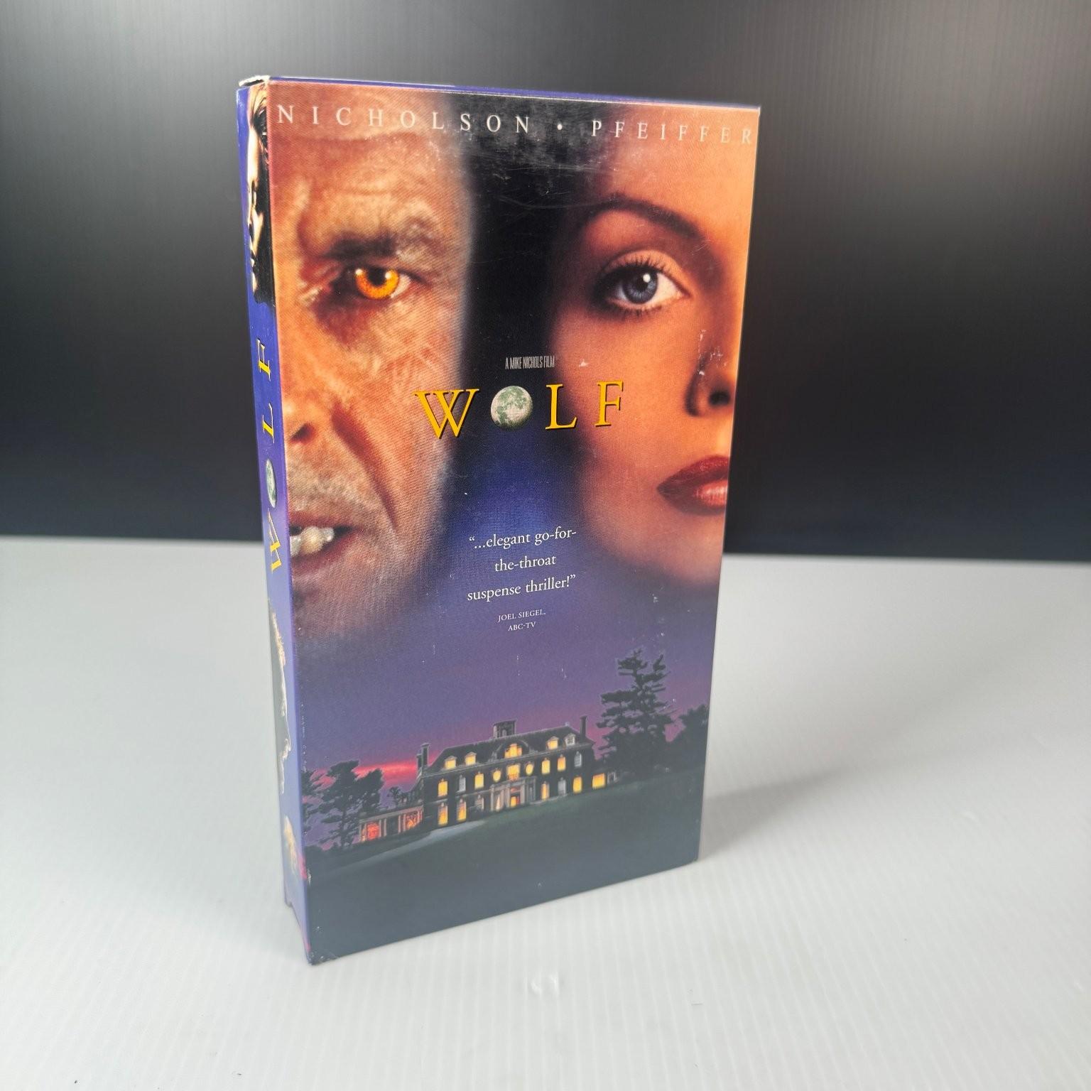 Wolf VHS 1994 Horror Thriller Original Release Columbia Pictures