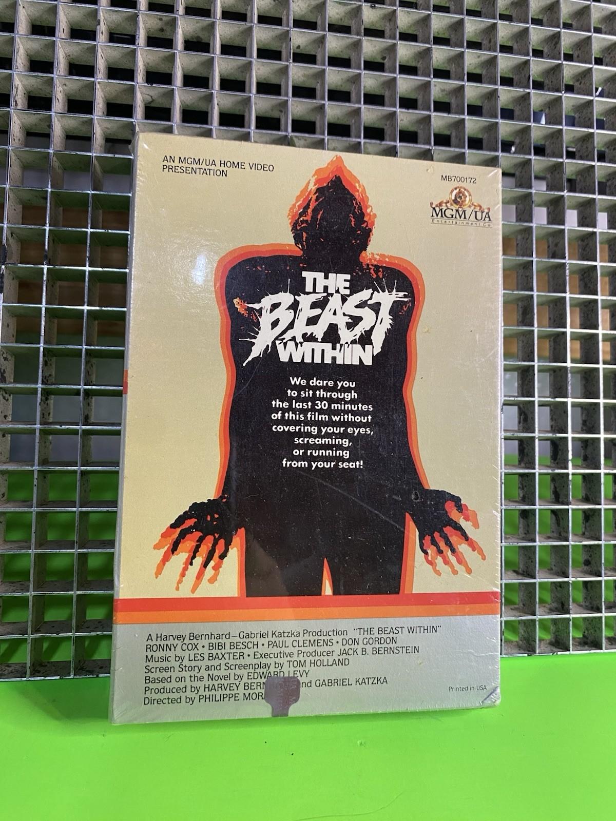 The Beast Within -Beta (NOT VHS) BETAMAX NEW FACTORY SEALED Horror RARE 263