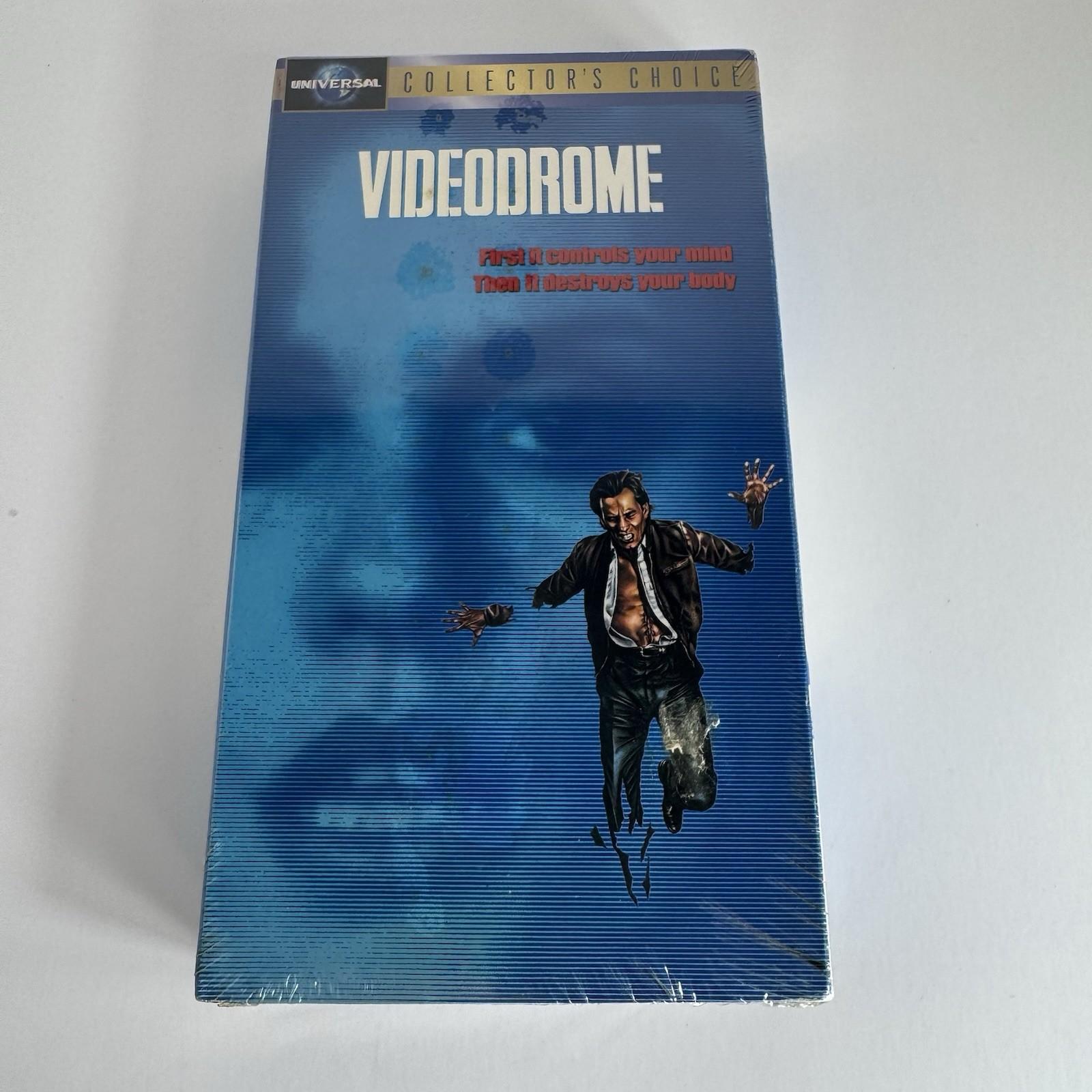 Videodrome VHS Video Tape Movie James Woods Horror Cronenberg Sealed