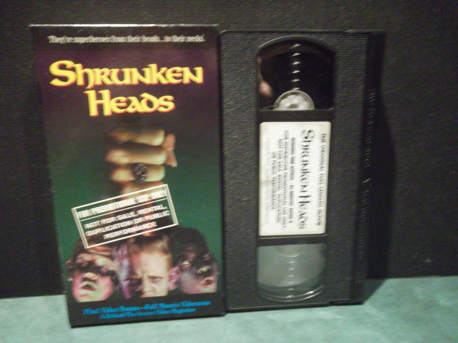 SHRUNKEN HEADS Horror SCREENER VHS 1994 Paramount 83130 Non-Rental All Excellent